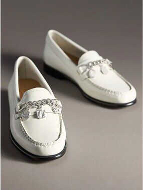 GH BASS Patent Leather Whitney Charm Loafers